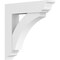 Ekena Millwork Standard Thorton Architectural Grade PVC Bracket with Traditional Ends, 5"W x 30"D x 30"H BKTP05X30X30THR01 - alternate 1